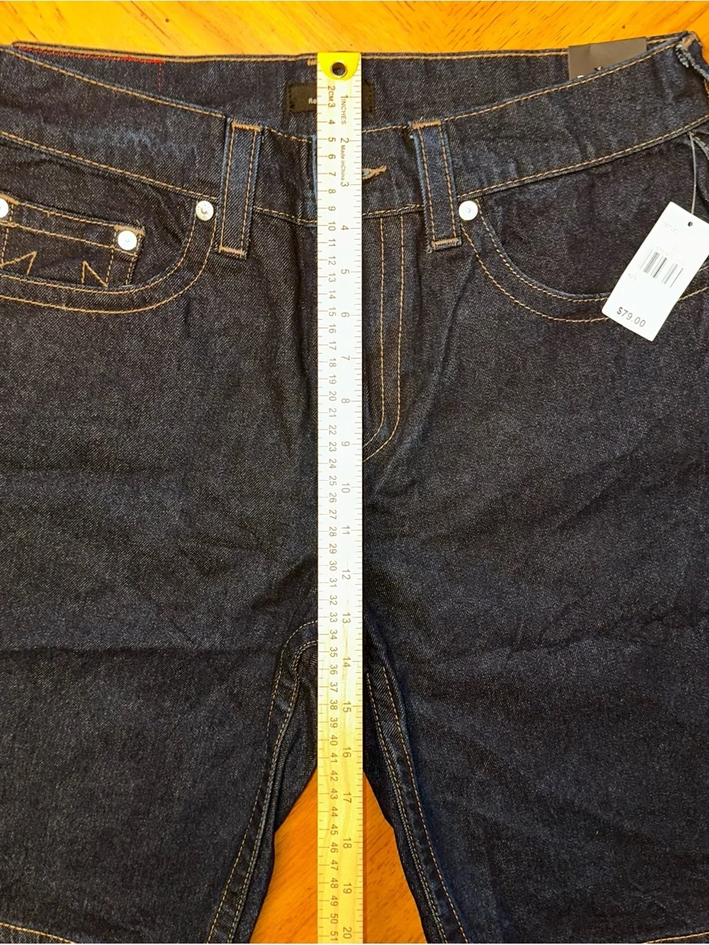 True Religion Shorts Men’s Size 32 Bobby Relaxed Baggy Buddha Pocket New